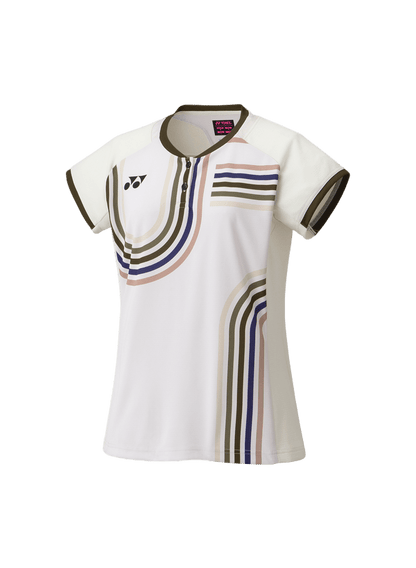 Yonex Women's Crew Neck Shirt 20854 (Natural) - Nexus Badminton