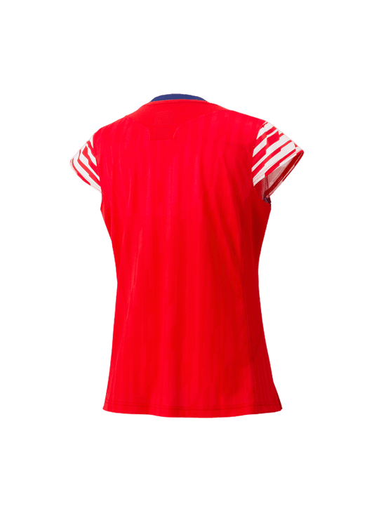 Yonex Women's Crew Neck Shirt 20860 (Clear Red) - Nexus Badminton