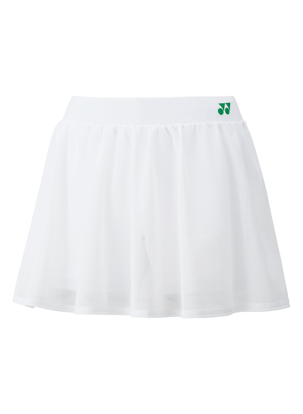 Yonex Women's Skirt w/ Inner Shorts 26148 (White) - Nexus Badminton