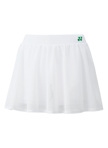 Yonex Women's Skirt w/ Inner Shorts 26148 (White) - Nexus Badminton