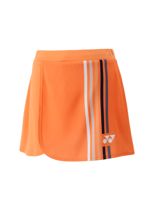Yonex Women's Skirt w/ Inner Shorts 26156 (High Orange) - Nexus Badminton