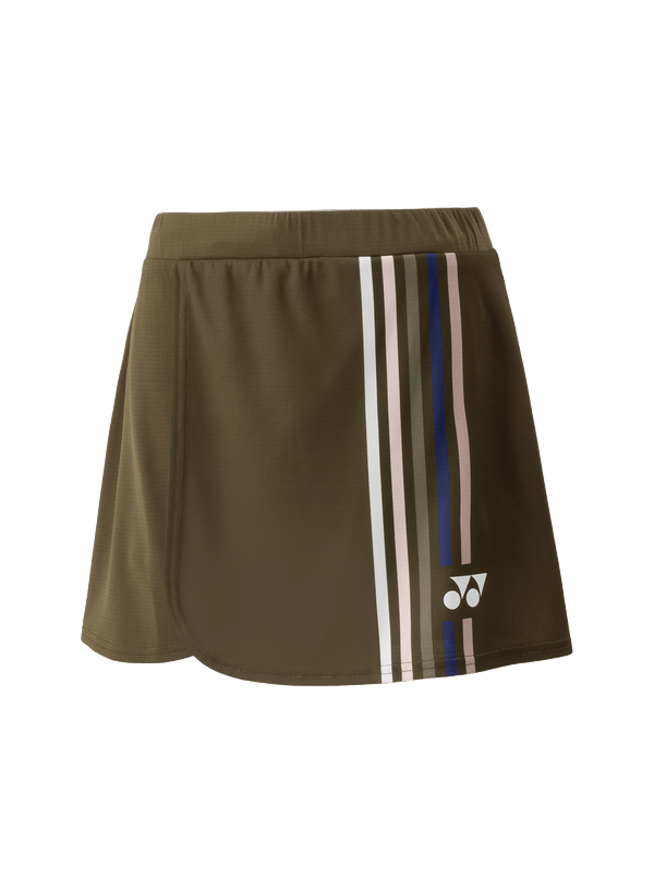 Yonex Women's Skirt w/ Inner Shorts 26156 (Oil Brown) - Nexus Badminton