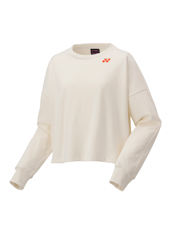 Yonex Women's Sweat Shirt 37003 (Natural) - Nexus Badminton