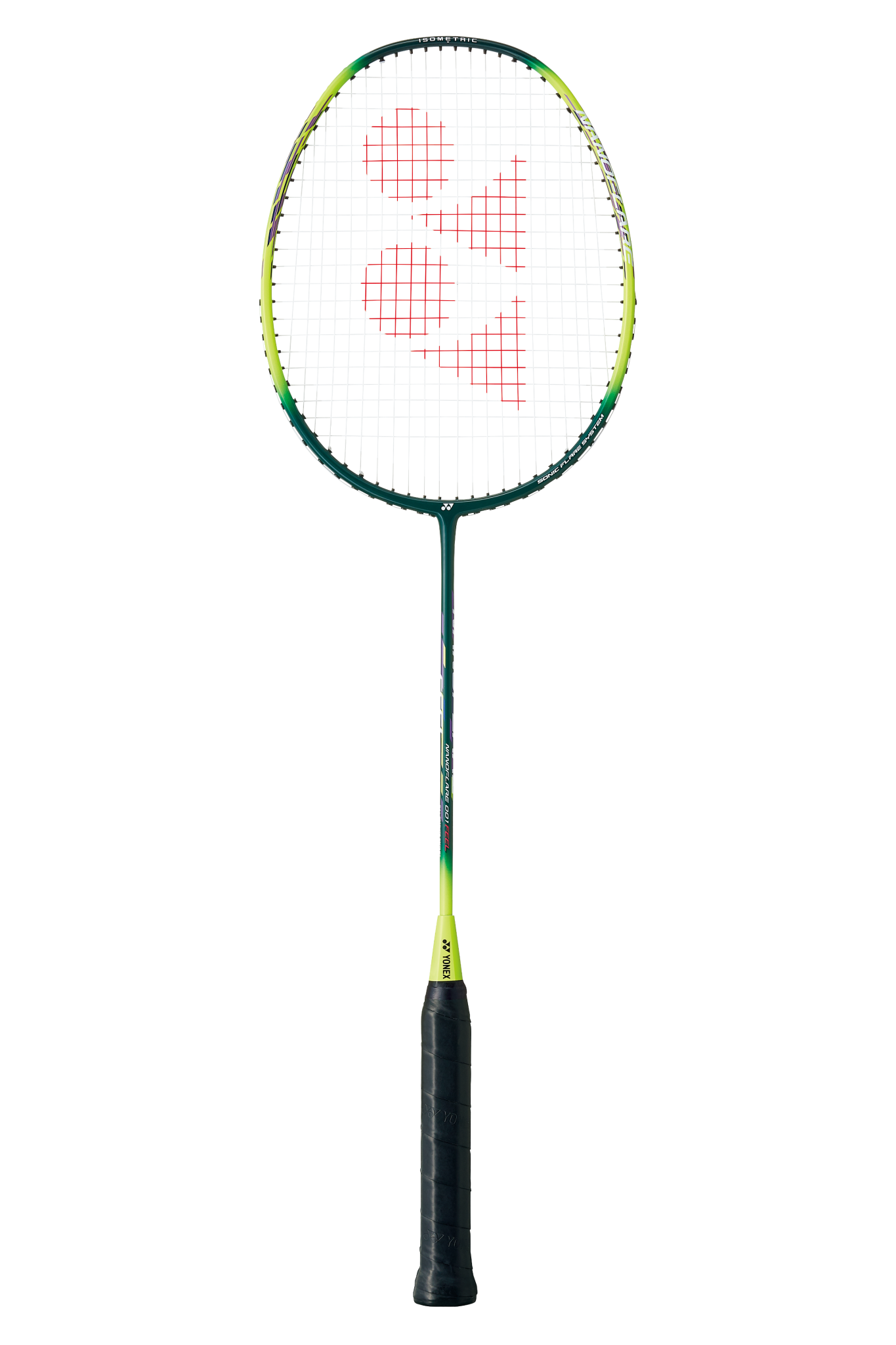 Yonex Badminton Racquet Nanoflare 001 Feel (Strung) - Green - Nexus Badminton