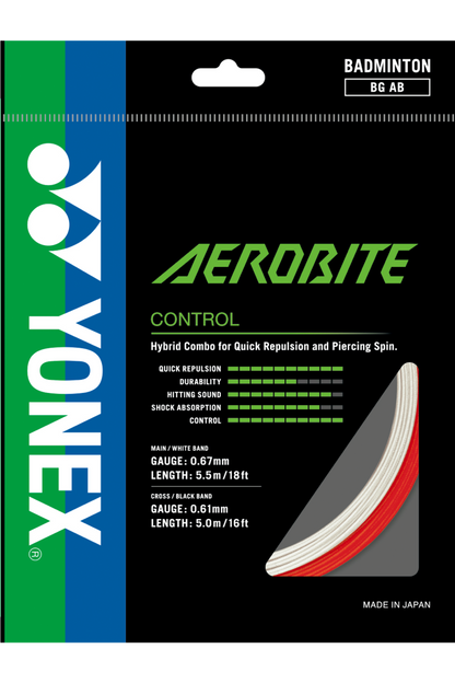 Yonex Badminton String Aerobite - 10m Set & 200m Reel - Nexus Badminton