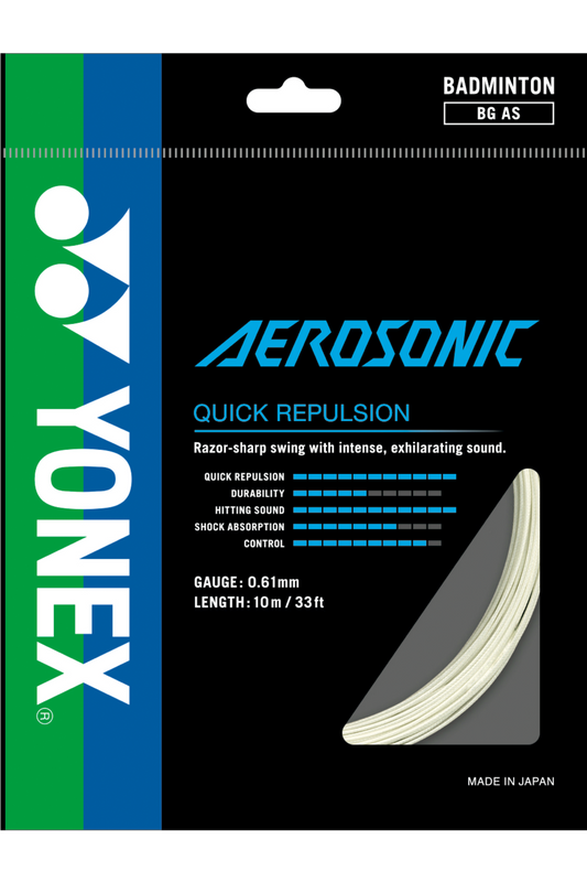 Yonex Badminton String Aerosonic - 10m Set & 200m Reel - Nexus Badminton