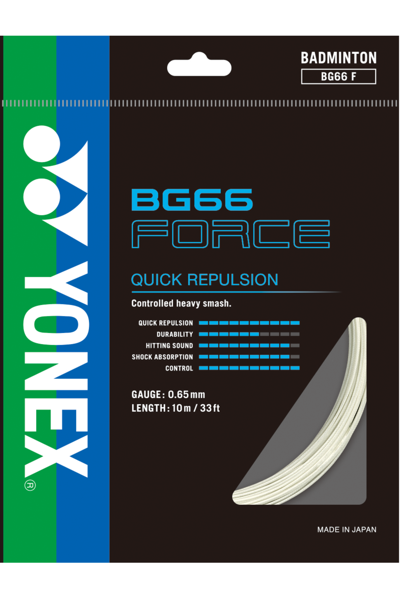 Yonex Badminton String BG66 Force - 10m Set & 200m Reel - Nexus Badminton