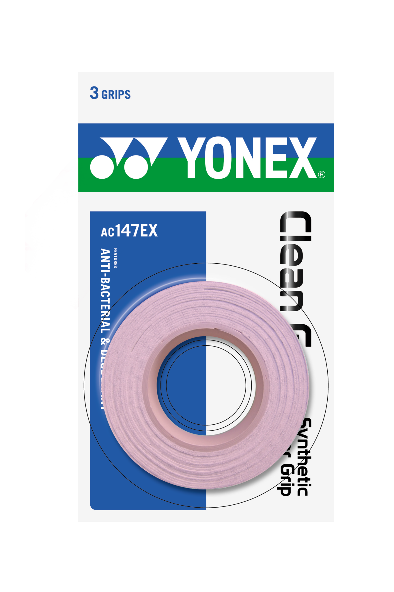 Yonex Clean Grap (3 Wraps) - Nexus Badminton